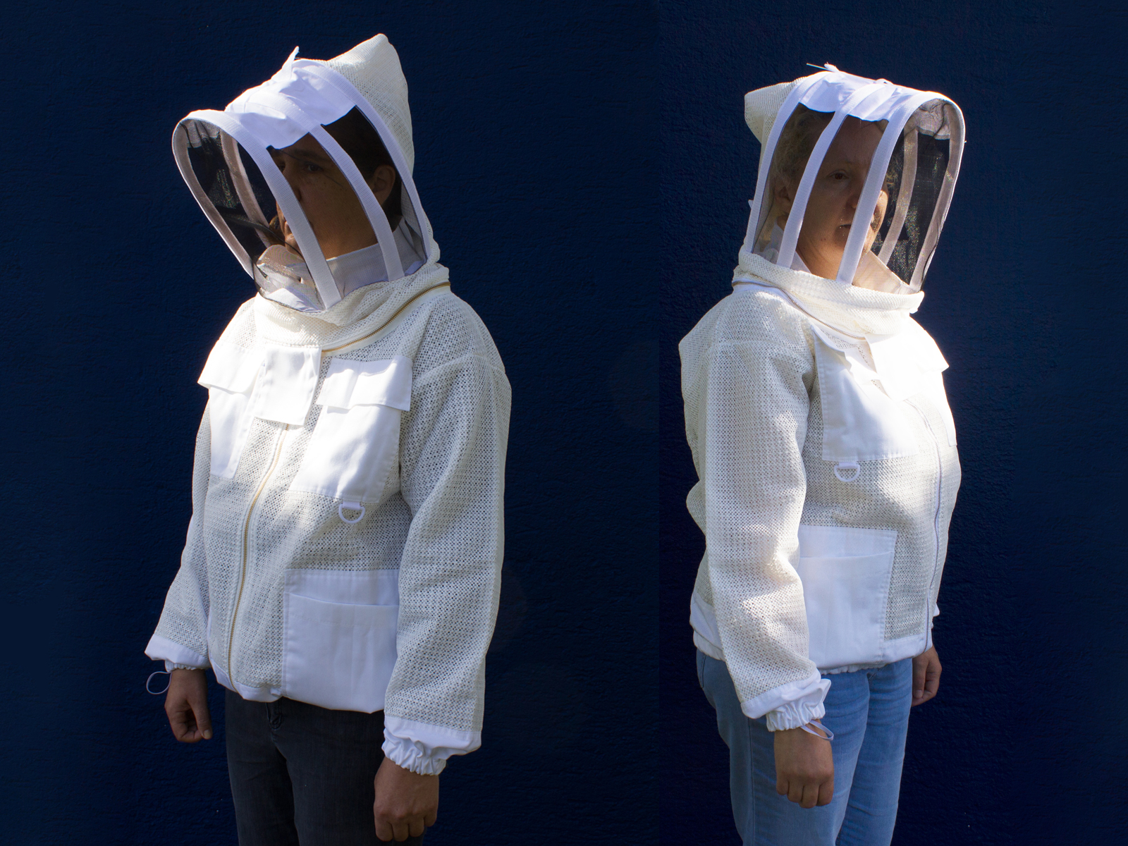 Sommerliche Imkerjacke, dreilagig 1 Sommerliche Imkerjacke, dreilagig