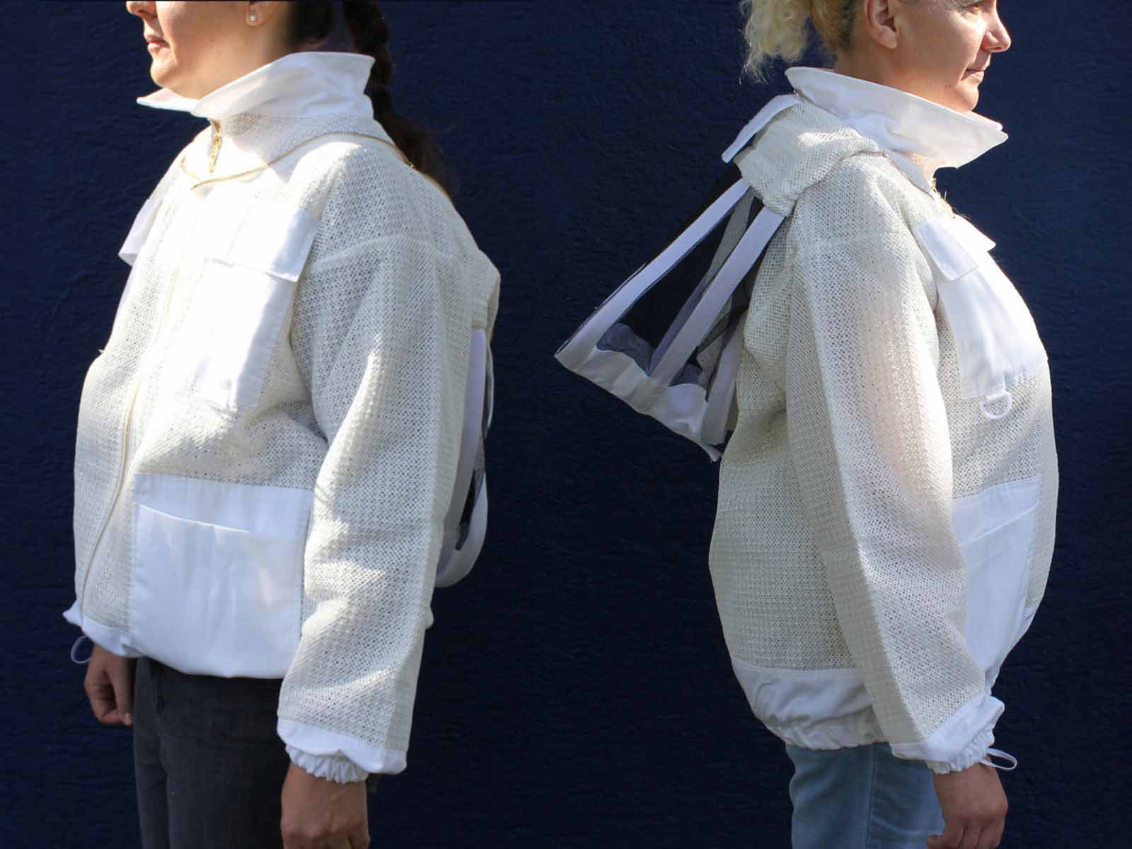 Sommerliche Imkerjacke, dreilagig 2 Sommerliche Imkerjacke, dreilagig – Bild 2