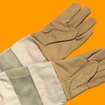 Imkerhandschuhe - Rindsleder mit Lüftungsgitter 2